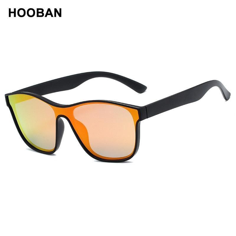 HOOBAN 2021 New Square Polarized Sunglasses Men Women Fashion Square Male Sun Glasses Brand Design One-piece Lens Eyewear UV400 - ItemBear.com