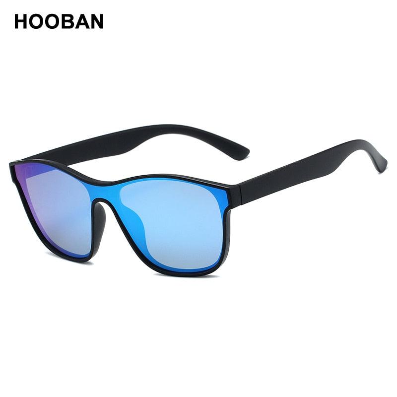 HOOBAN 2021 New Square Polarized Sunglasses Men Women Fashion Square Male Sun Glasses Brand Design One-piece Lens Eyewear UV400 - ItemBear.com