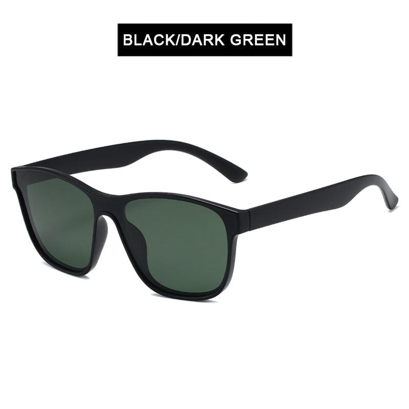 HOOBAN 2021 New Square Polarized Sunglasses Men Women Fashion Square Male Sun Glasses Brand Design One-piece Lens Eyewear UV400 - ItemBear.com