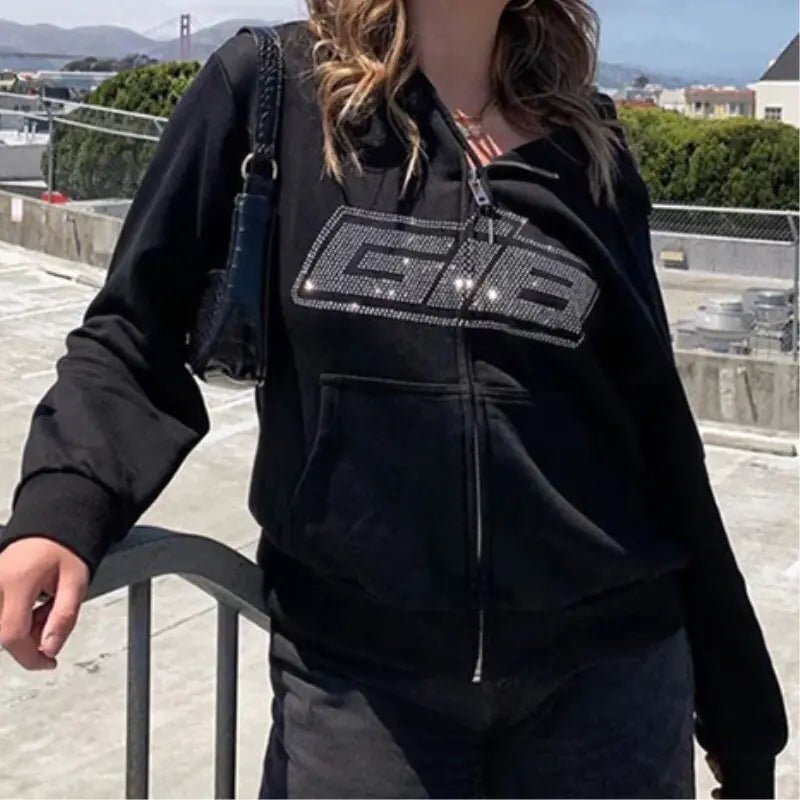 Hoodies E-girl Goth Punk Jacket - ItemBear.com