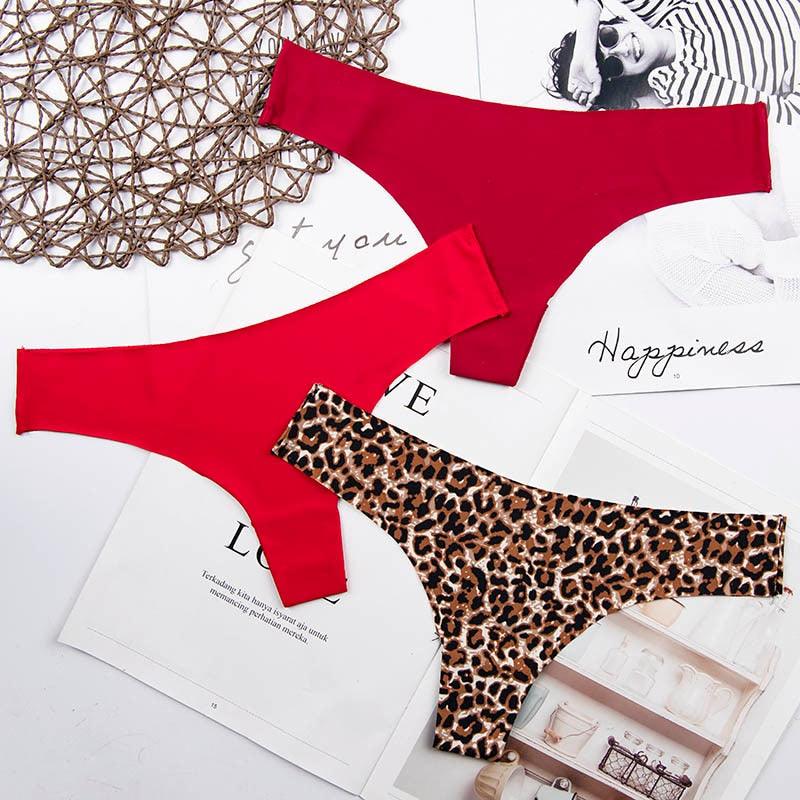 Hot Silk Sexy Women Thongs g string Seamless Panties Female Underwear Tanga Panties Low-Rise Lingerie Panty Intimates 3pcs ac125 - ItemBear.com