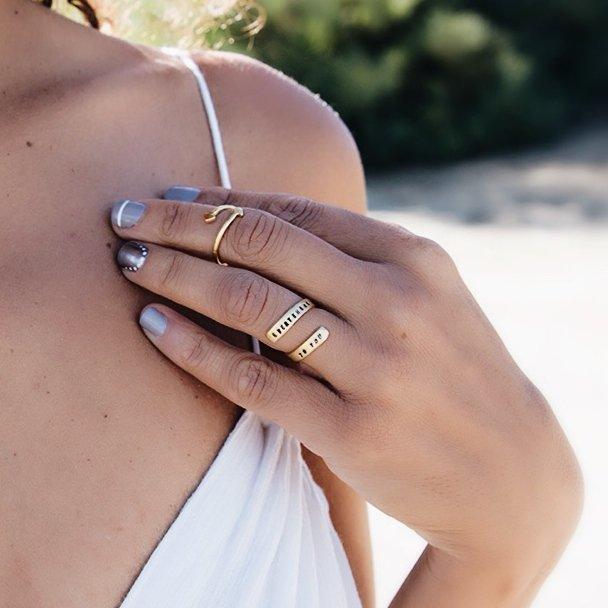 "I am Still Learning" -Michelangelo quote wrap ring - ItemBear.com