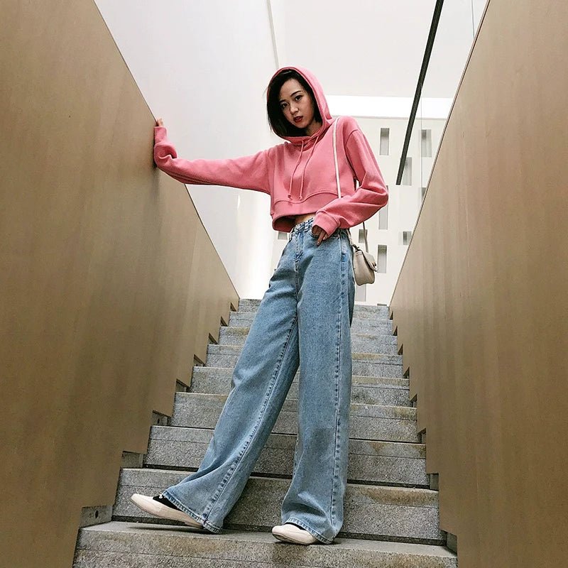 Ins American Hot High-Waisted Crop Thin Sweater - ItemBear.com