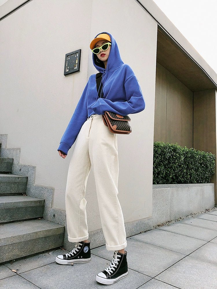 Ins American Hot High-Waisted Crop Thin Sweater - ItemBear.com