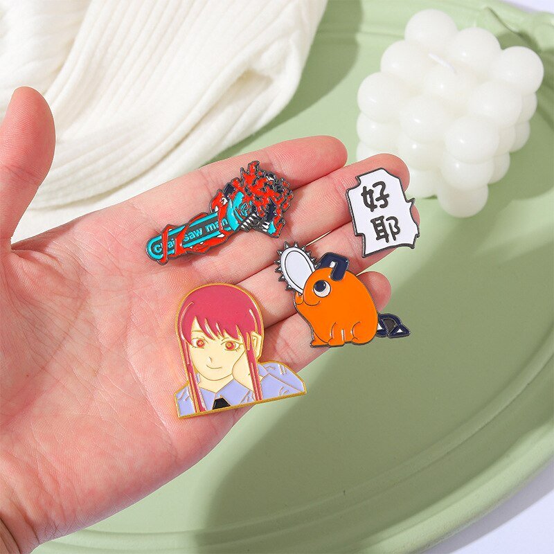 Japan and Hell Mascot Brooches - ItemBear.com