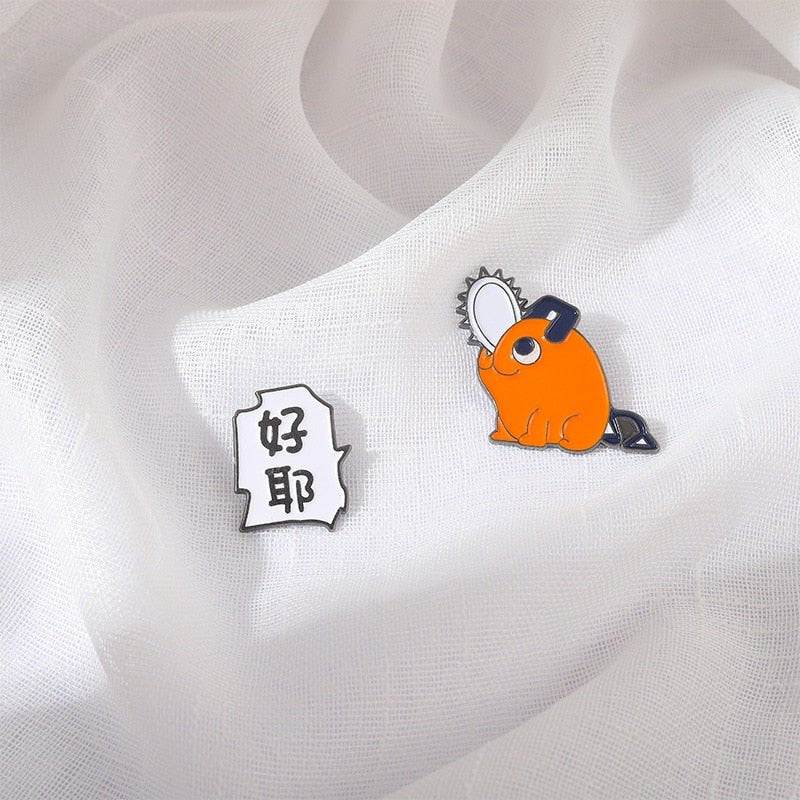 Japan and Hell Mascot Brooches - ItemBear.com
