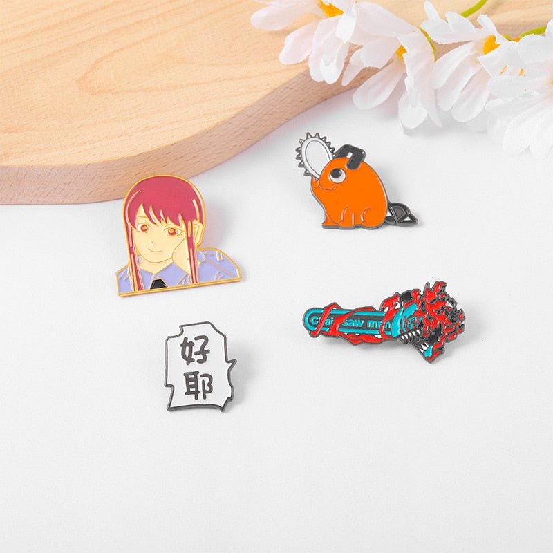 Japan and Hell Mascot Brooches - ItemBear.com