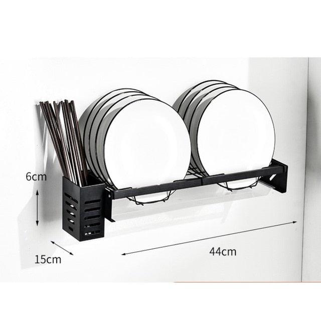 Kitchen Wall Mounted Dish Drying Rack - ItemBear.com