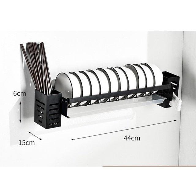 Kitchen Wall Mounted Dish Drying Rack - ItemBear.com