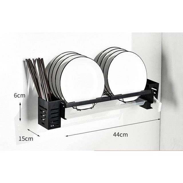 Kitchen Wall Mounted Dish Drying Rack - ItemBear.com