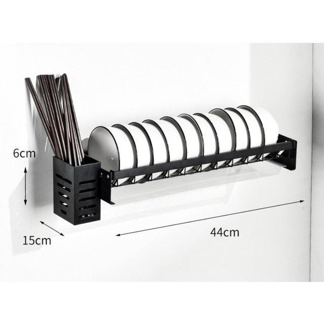 Kitchen Wall Mounted Dish Drying Rack - ItemBear.com