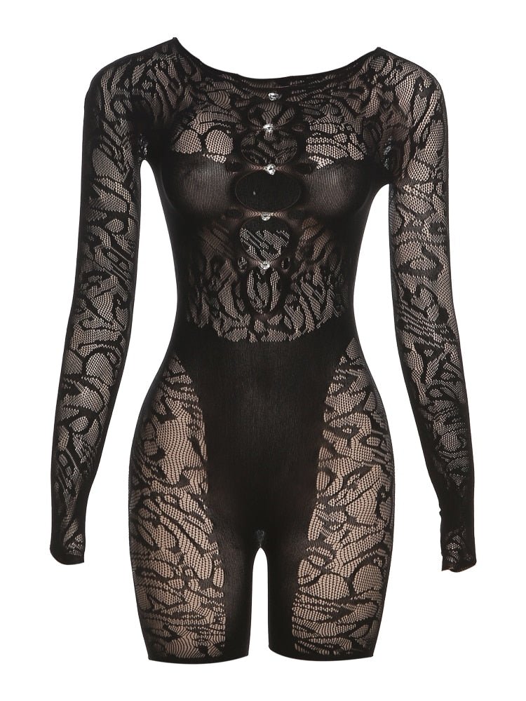 Kliou Mesh Hollow Lingerie - ItemBear.com