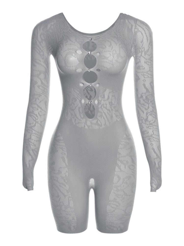 Kliou Mesh Hollow Lingerie - ItemBear.com