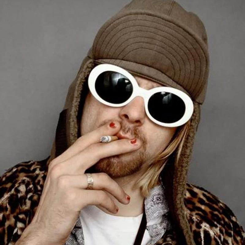 Kurt Cobain Retro Oval Sunglasses - ItemBear.com
