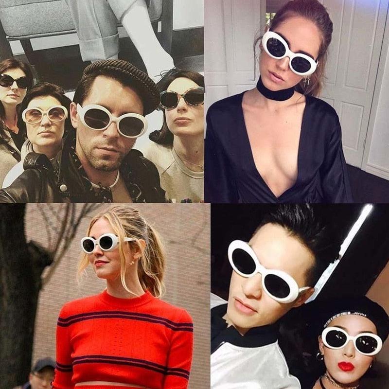 Kurt Cobain Retro Oval Sunglasses - ItemBear.com