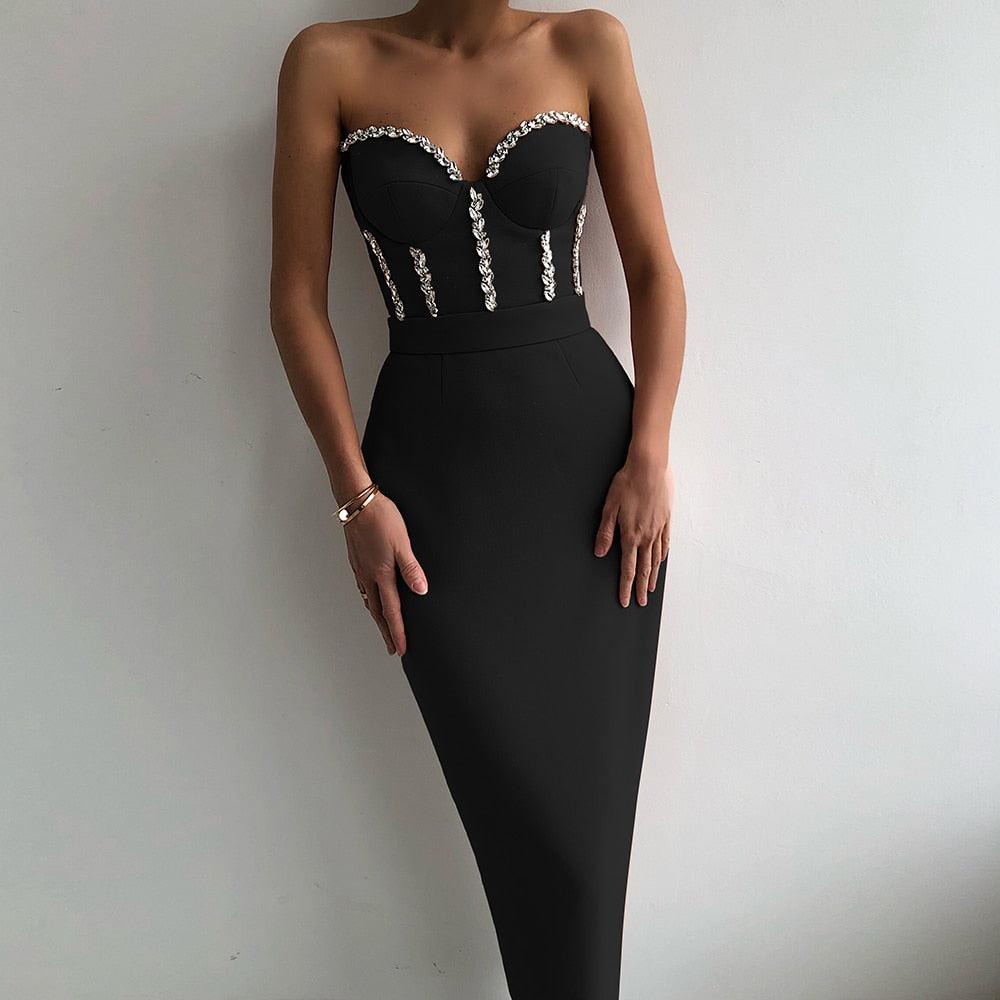 Kylie Strapless Evening Dress - ItemBear.com