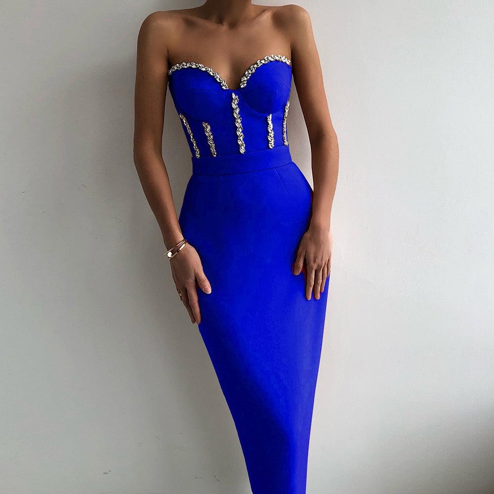 Kylie Strapless Evening Dress - ItemBear.com