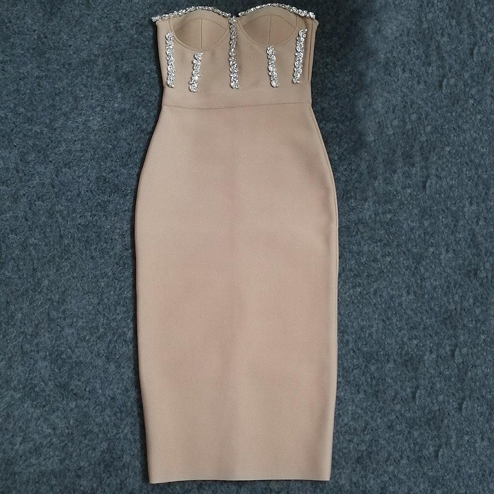 Kylie Strapless Evening Dress - ItemBear.com