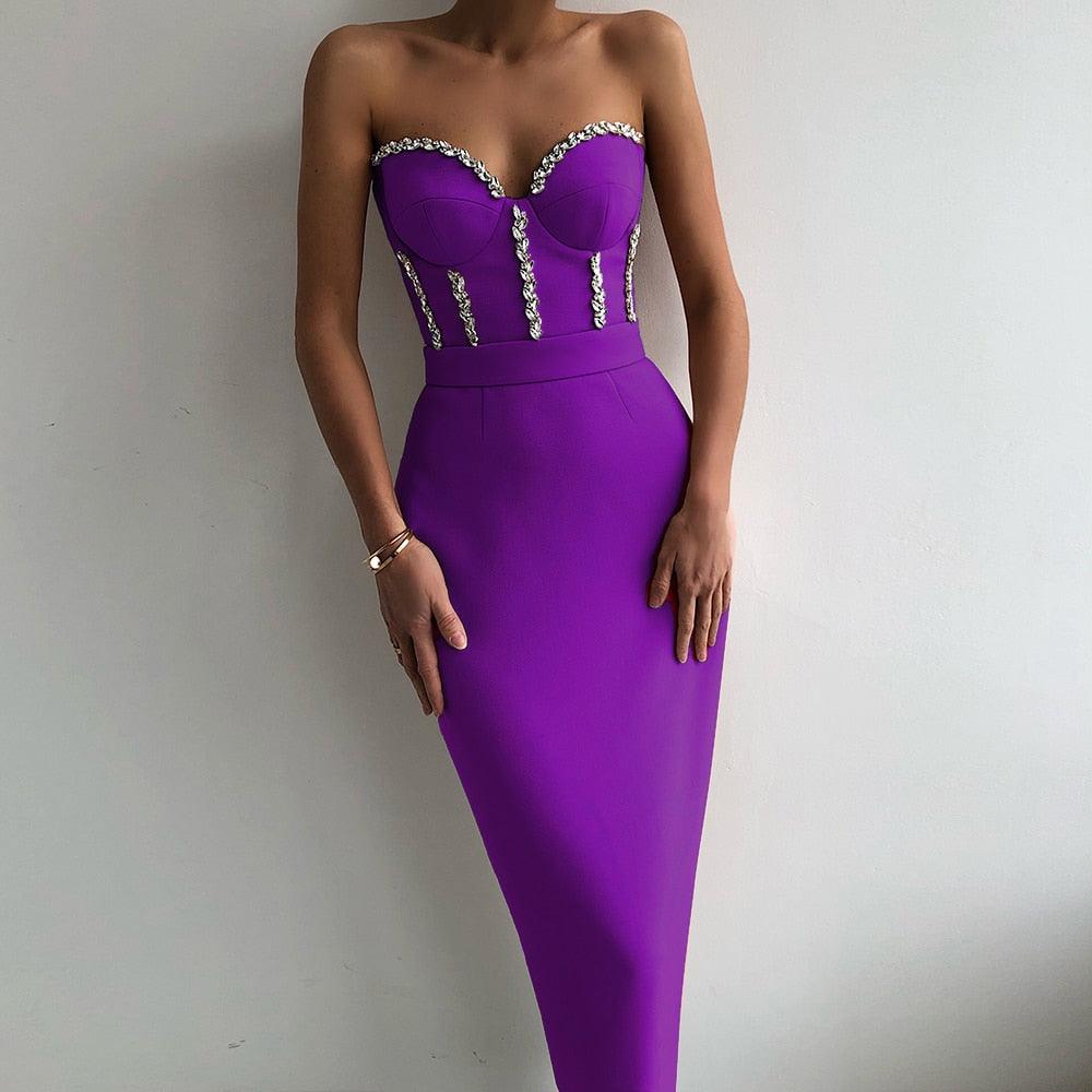Kylie Strapless Evening Dress - ItemBear.com