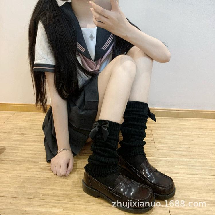 Lace Bow Loose Socks - ItemBear.com