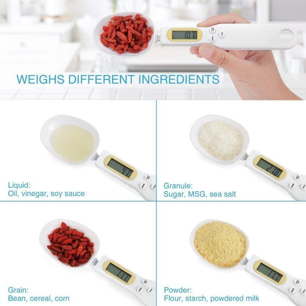 LCD Digital Kitchen Scale Electronic Cooking Food Weight Measuring Spoon 500g 0.1g Coffee Tea Sugar Spoon Scale Kitchen Tool - ItemBear.com