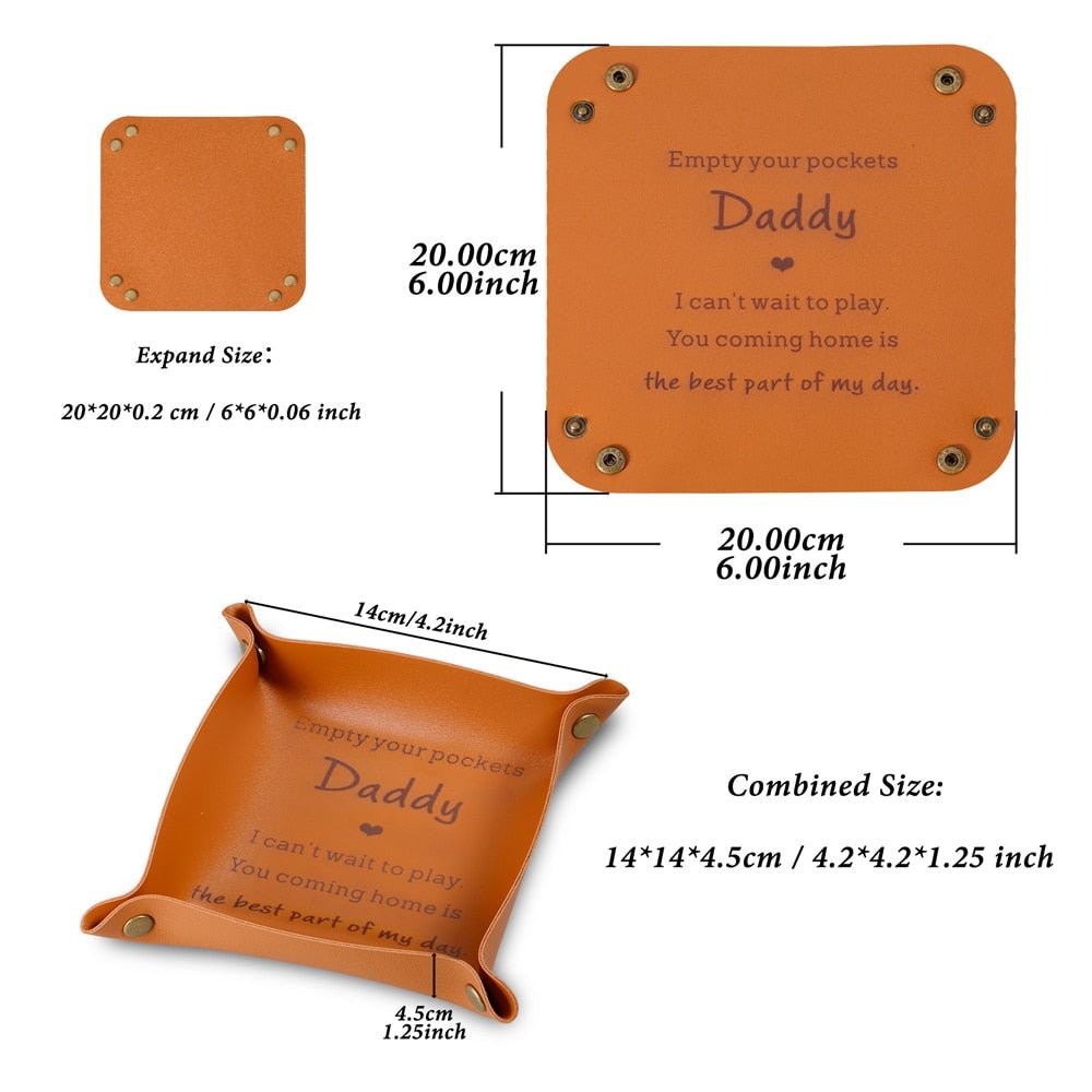 Leather Key Tray - ItemBear.com