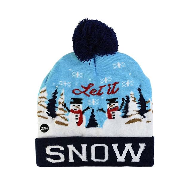 LED Christmas Knitted Hat - ItemBear.com