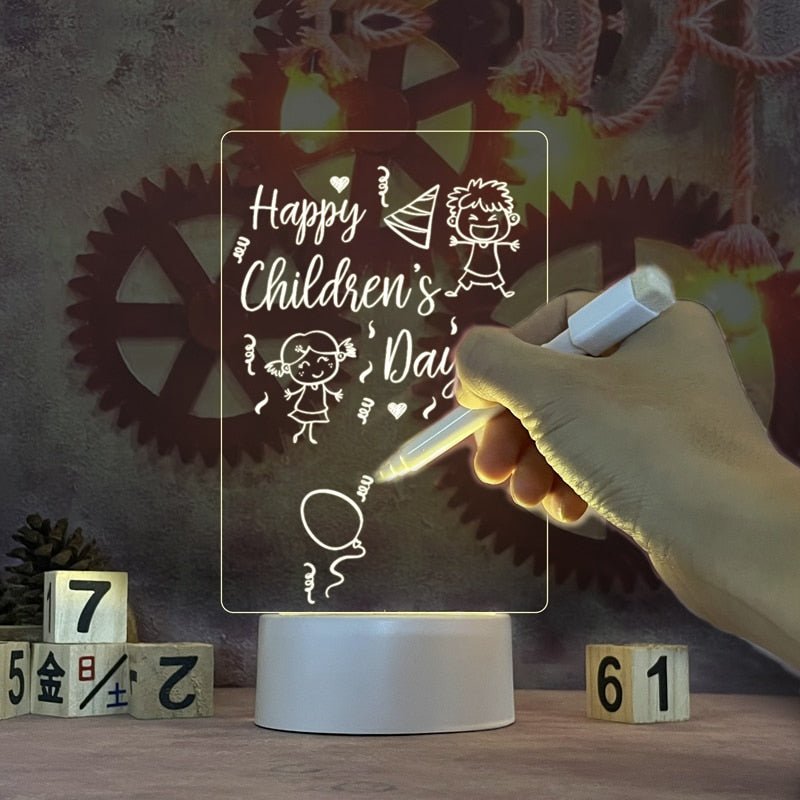 LED Note Board Acrylic Light - ItemBear.com