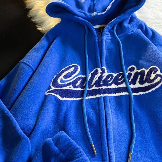 Letter Embroidery Hoodies for Women - ItemBear.com