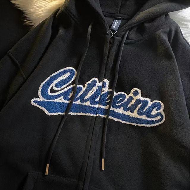 Letter Embroidery Hoodies for Women - ItemBear.com