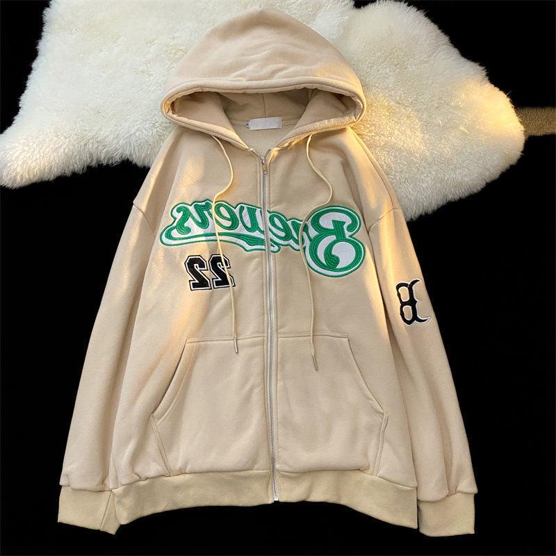 Letter Embroidery Hoodies for Women - ItemBear.com