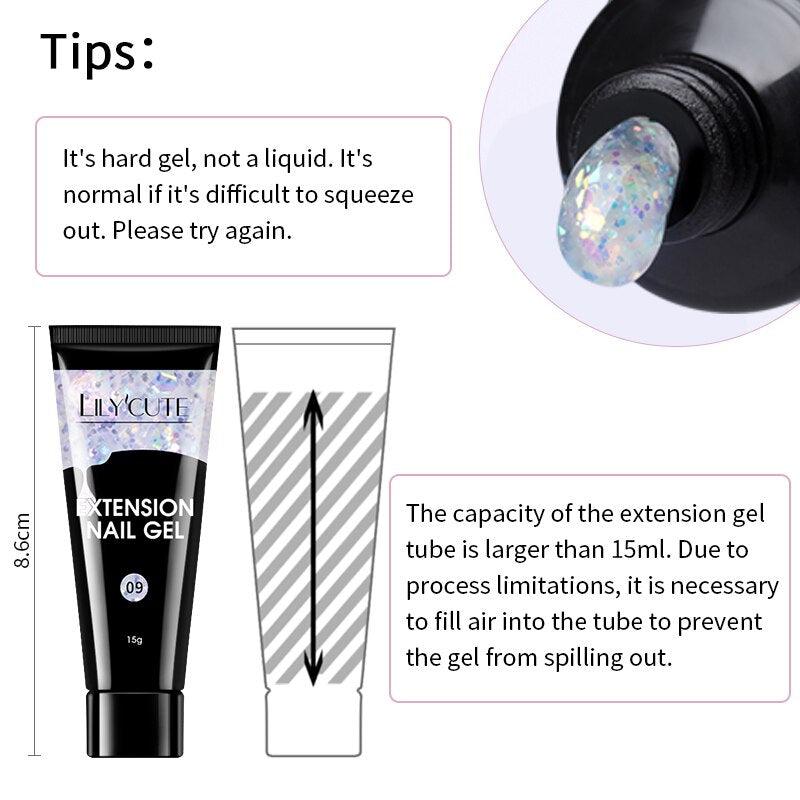 LILYCUTE Nail Extension Gel Set - ItemBear.com