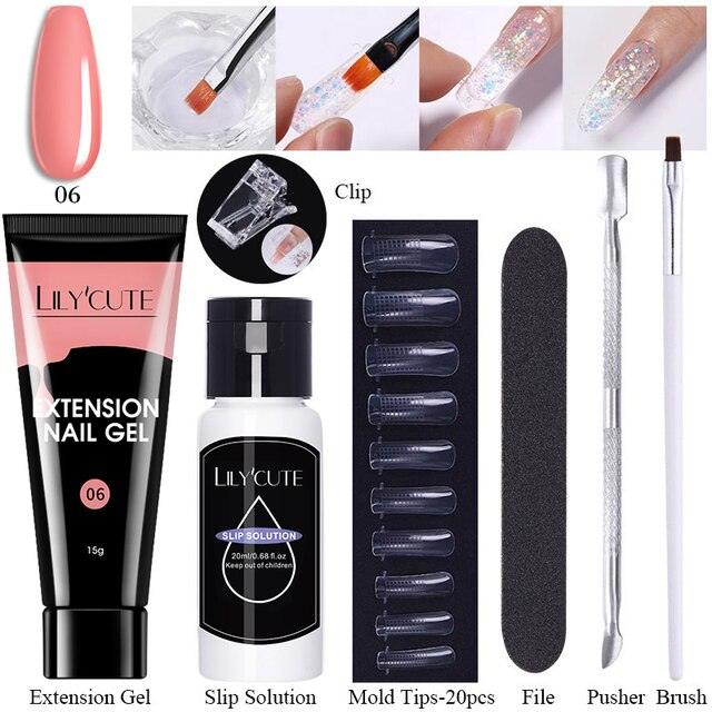 LILYCUTE Nail Extension Gel Set - ItemBear.com