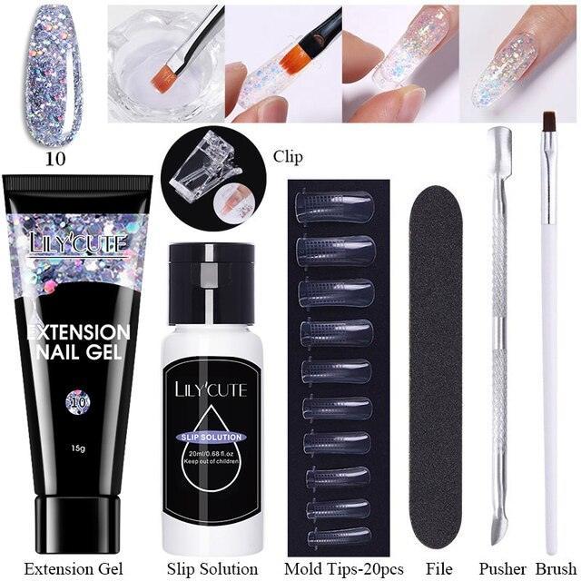 LILYCUTE Nail Extension Gel Set - ItemBear.com