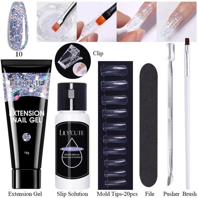 LILYCUTE Nail Extension Gel Set - Premium from ItemBear.com - Just $34! Shop now at ItemBear.com
