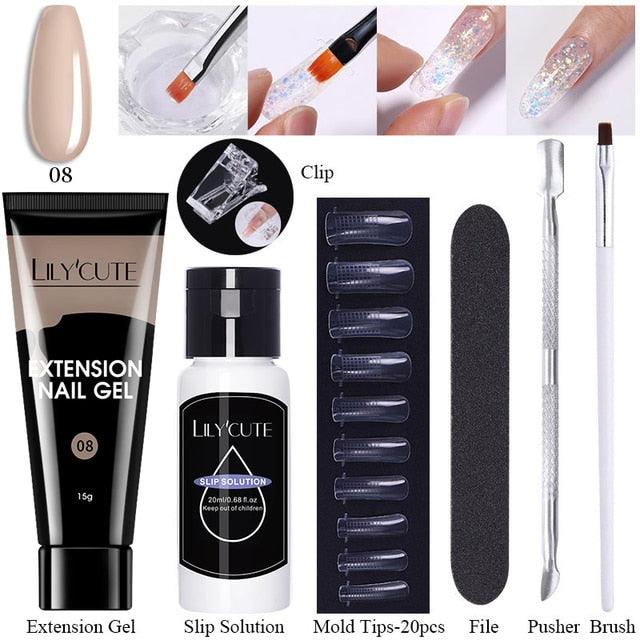 LILYCUTE Nail Extension Gel Set - ItemBear.com