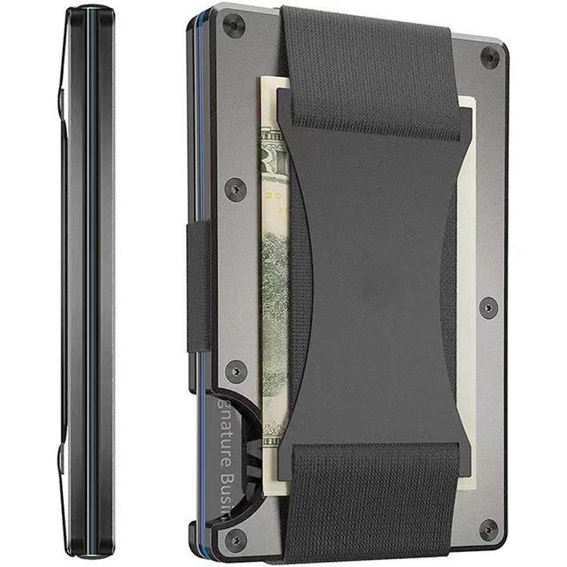 Minimalist Men Slim Wallet-Rfid Shielded - ItemBear.com