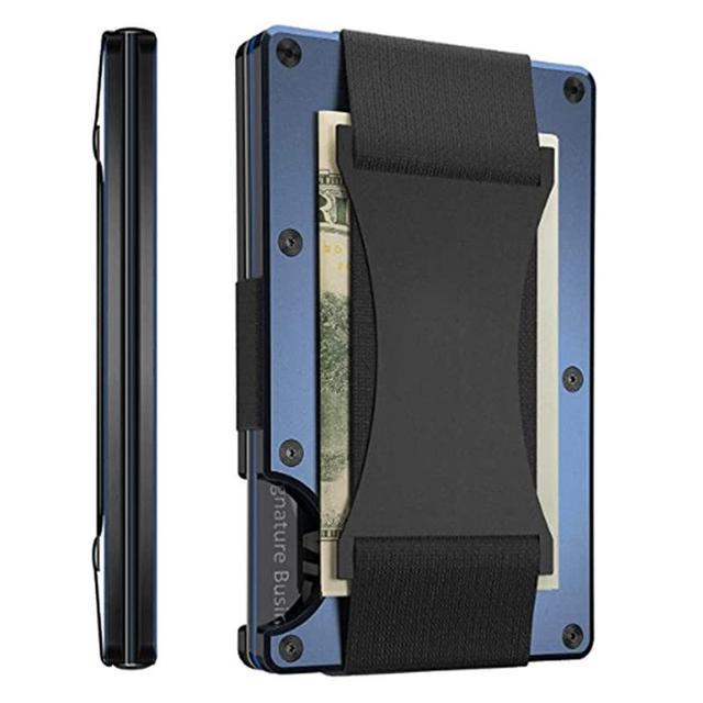 Minimalist Men Slim Wallet-Rfid Shielded - ItemBear.com