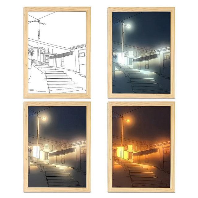 Modern Led Light Painting - ItemBear.com