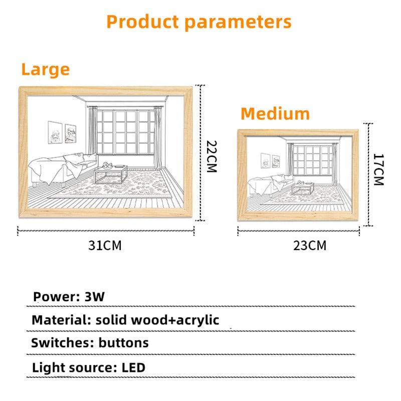 Modern Led Light Painting - ItemBear.com