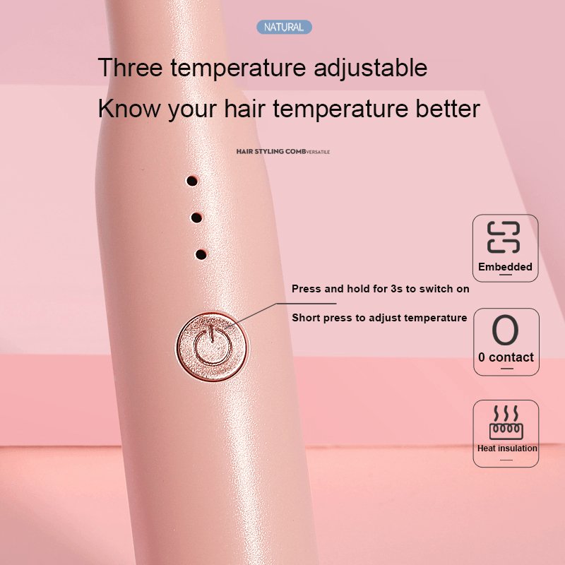 Multifunctional USB Rechargeable Hair Straightener - ItemBear.com
