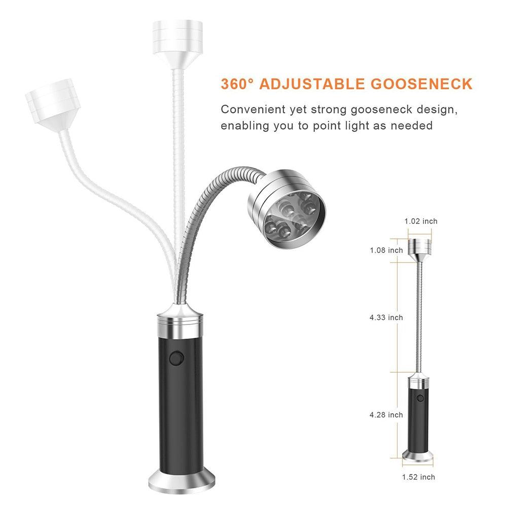 Multipurpose Magnetic Base Led BBQ Grill Light 360 Degree Adjustable For Party Outdoor Camping Barbecue Lights BBQ Accessories - ItemBear.com