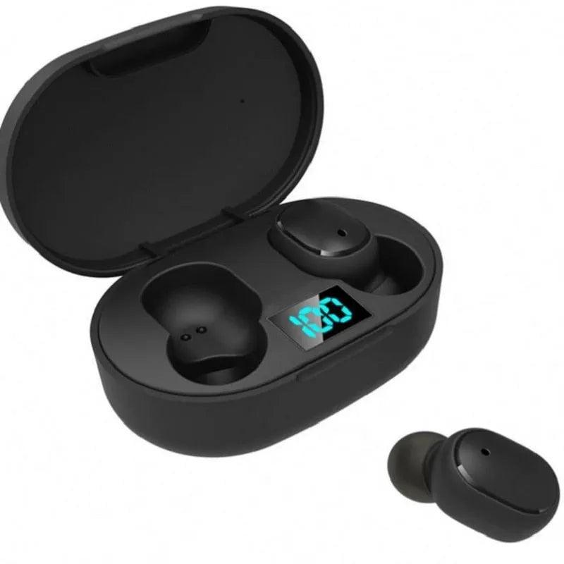 New E6s Smart Digital Display Bluetooth Headset Wireless Sports Mini Headset Stereo in-Ear - ItemBear.com