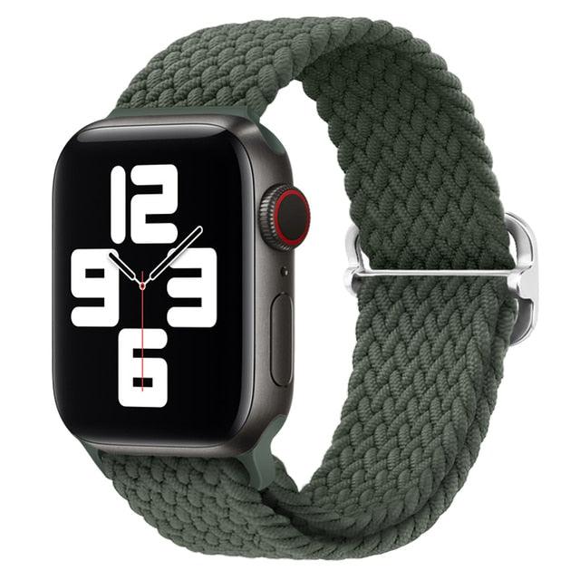 Nylon Braided Solo Loop Strap For Apple Watch ItemBear.com