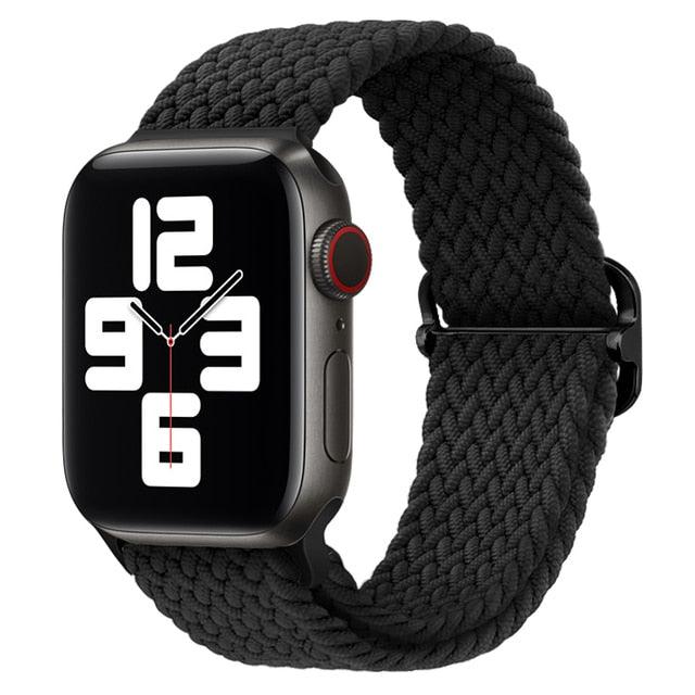 Nylon Braided Solo Loop Strap For Apple Watch ItemBear.com