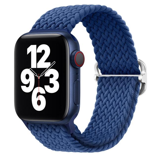 Nylon Braided Solo Loop Strap For Apple Watch ItemBear.com
