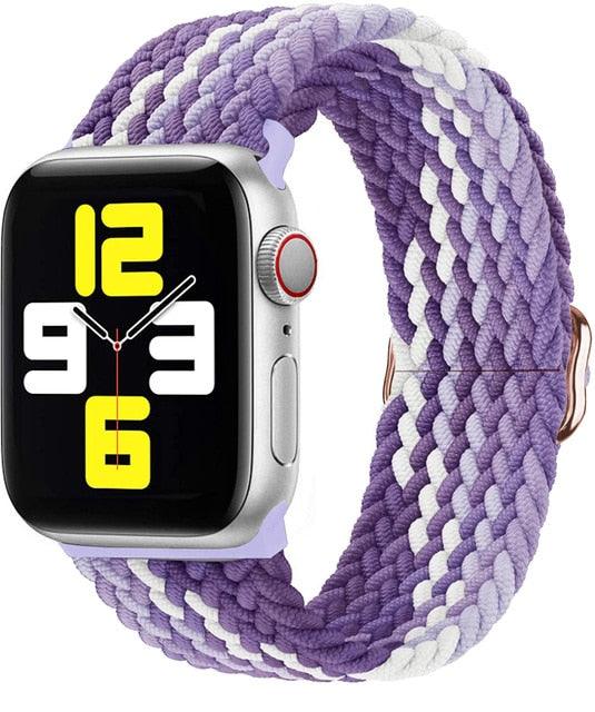 Nylon Braided Solo Loop Strap For Apple Watch ItemBear.com
