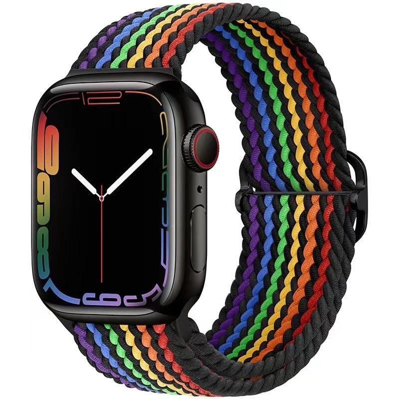 Nylon Braided Solo Loop Strap For Apple Watch ItemBear.com