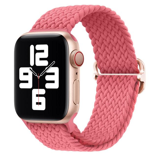 Nylon Braided Solo Loop Strap For Apple Watch ItemBear.com
