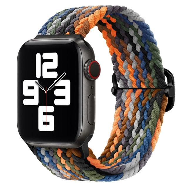 Nylon Braided Solo Loop Strap For Apple Watch ItemBear.com